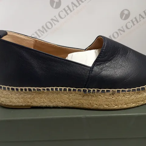 BOXED HOBBS ALICIA ESPADRILLE IN NAVY - SIZE 5