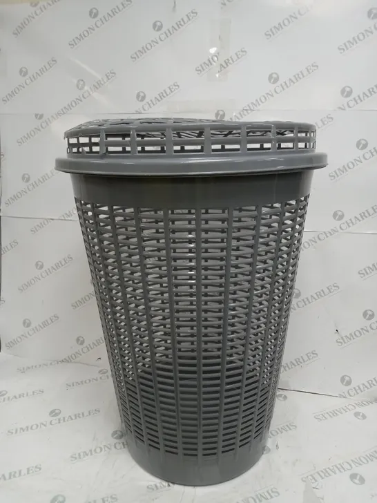 GREY WASHING PLASTIC BASKET 