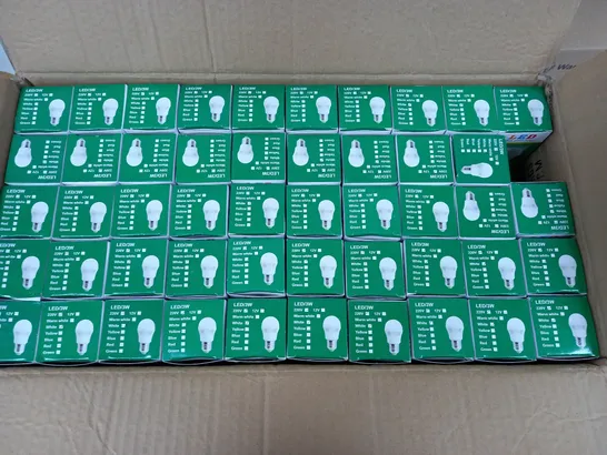 APPROXIMATELY 99 BOXED LED-E27 3WATT COOL WHITE LIGHT BULBS