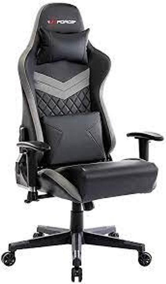BOXED GT FORCE EVO SR LEATHER RACING SPORTS OFFICE CHAIR (1 BOX)