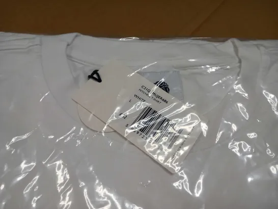 PACKAGED PRETTYGREEN WHITE T-SHIRT - LARGE