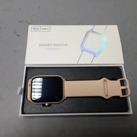 BOXED SMART WATCH IN LIGHT PINK