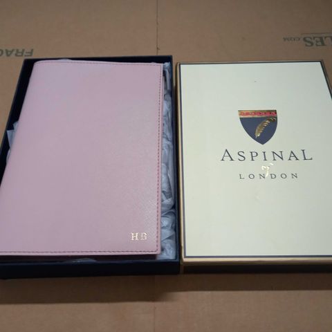 BOXED ASPINAL OF LONDON PINK NOTEBOOK 