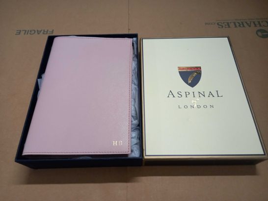 BOXED ASPINAL OF LONDON PINK NOTEBOOK 