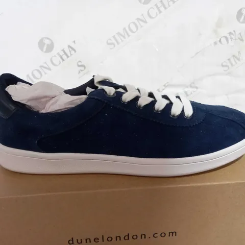 BOXED PAIR OF DUNE LONDON SHOES NAVY