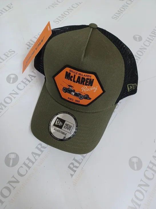 MCLAREN FORMULA ONE NEW ERA MESH CAP IN KHAKI SIZE 