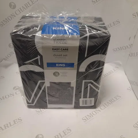 BRAND NEW GEORGE HOME DUVET SET KING SIZE