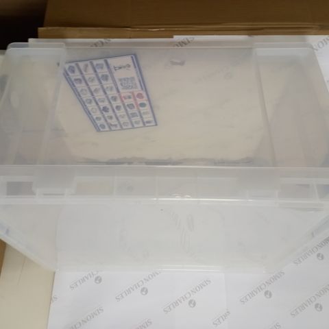 REALLY USEFUL BOX 145 LITRE POLYPROPYLENE SHEET BOX TRANSPARENT