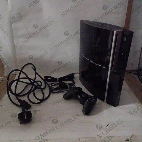 SONY PLAYSTATON 3 VIDEO GAME CONSOLE (CECHH03) ORIGINAL DESIGN [SIXAXIS CONTROLLER, USB, HDMI AND POWER CABLES INCLUDED]