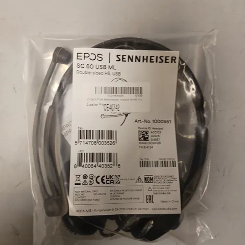 SENNHEISER SC 60 USB WIRED HEADSET 