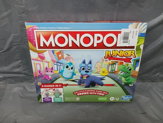 BOXED MONOPOLY JUNIOR BOARDGAME