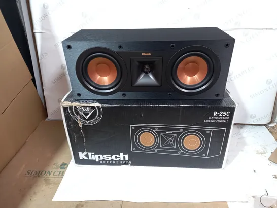 BOXED KLIPSCH R-25C CENTRE CHANNEL SPEAKER