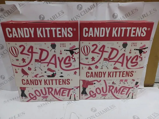 2 CANDY KITTENS ADVENT CALENDERS