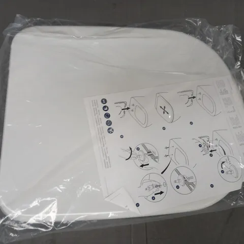 BOXED IDEAL STANDARD TOILET SEAT IN WHITE