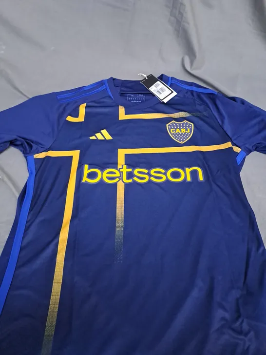 BOCA JUNIORS FC FOOTBALL SHIRT SIZE M