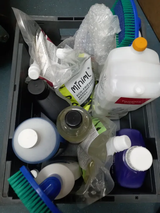  BOX OF ASSORTED CLEANING PRODUCTS 