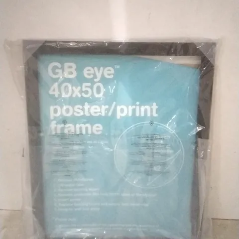 PACKAGED GB EYE 40X50CM POSTER/PRINT FRAME - BLACK 