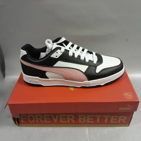 BOXED PAIR OF PUMA RBD GAME LOW TRAINERS - 11