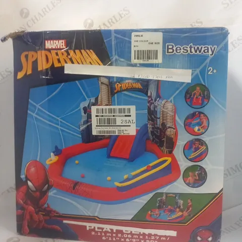 BOXED BESTWAY MARVEL SPIDERMAN PLAY CENTER