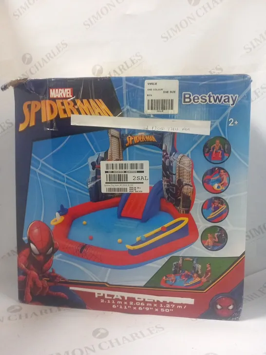 BOXED BESTWAY MARVEL SPIDERMAN PLAY CENTER