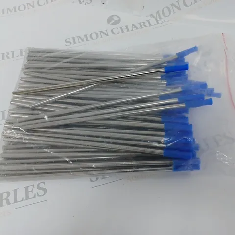 LOT OF METAL STRAWS WITH SILICONE CAPS