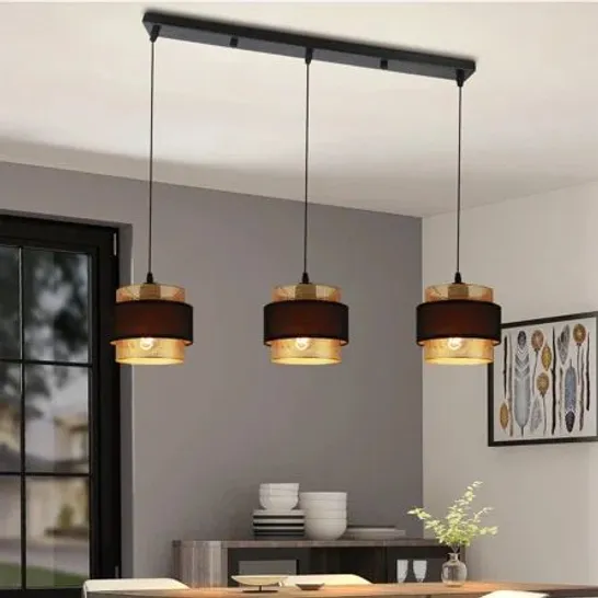 BOXED WILLAMETTE 3-LIGHT KITCHEN ISLAND PENDANT (1 BOX)