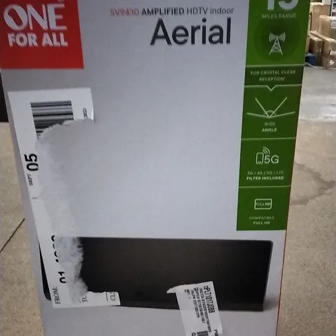 ONE FOR ALL SV9430 AMPLIFIED HDTV INDOOR AERIAL 15 MILE RANGE 