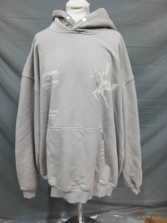 REPRESENT HORIZONS HOODIE TAUPE SIZE 2XL