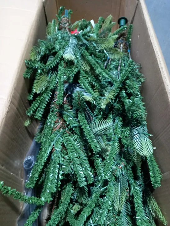 7FT FRASER FIR UPSWEPT PRE-LIT MIXED TIPS CHRISTMAS TREE COLLECTION ONLY RRP £209.99