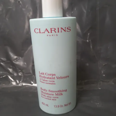 SEALED CLARINS PARIS BODY SMOOTHING MOISTURE MILK 400ML