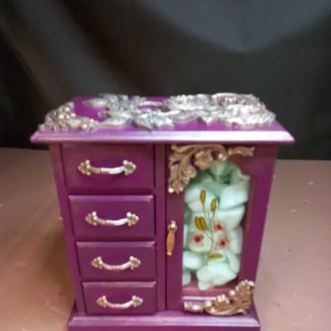 FLORAL PATTERN JEWELLERY BOX