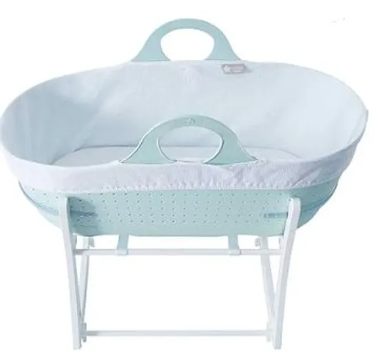 BRAND NEW TOMMEE TIPPEE SLEEPEE GREEN MOSES BASKET