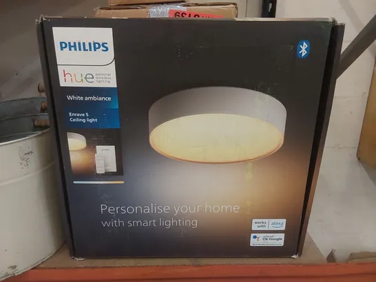 BOXED PHILIPS HUE INFUSE WHITE AND COLOUR AMBIANCE SMART CEILING LIGHT