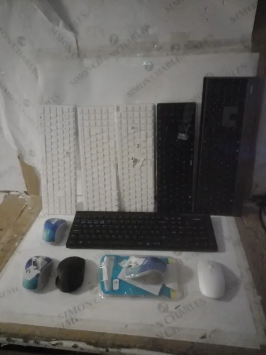 LOT OF APPROX 11 ASSORTED WIRELESS KEYBOARDS AND MICE