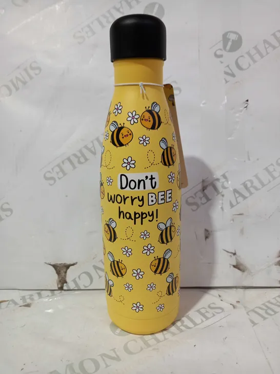 SHO DON'T WORRY BEE HAPPYORIGINAL 2.0 500ML STANLESS STEEL BOTTLE