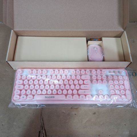 BOXED SADES V2020 2.4G WIRELESS KEYBOARD AND MOUSE COMBO