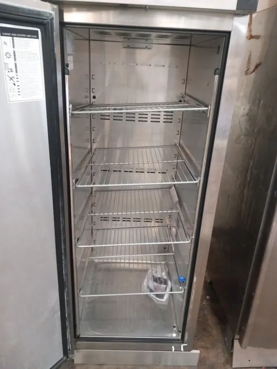 FOSTER EP700M ECOPRO G2 1 DOOR 600LTR CABINET MEAT FRIDGE EP700M 10/112 ST/ST EXTERIOR & INTERIOR