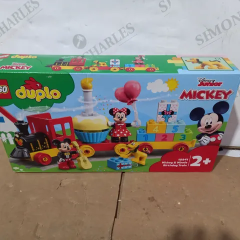 BOXED LEGO DUPLO DISNEY MICKEY & MINNIE BIRTHDAY TRAIN TOY 10941