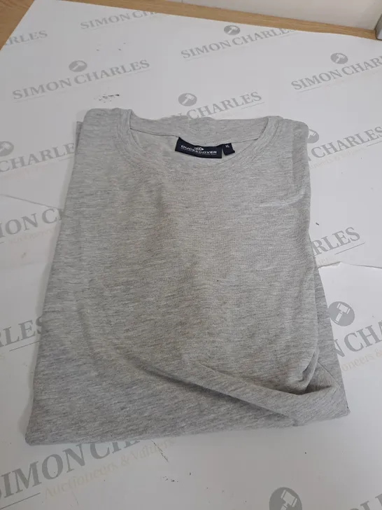 DUCK AND COVER LIGHT GREY T-SHIRT SIZE XL 