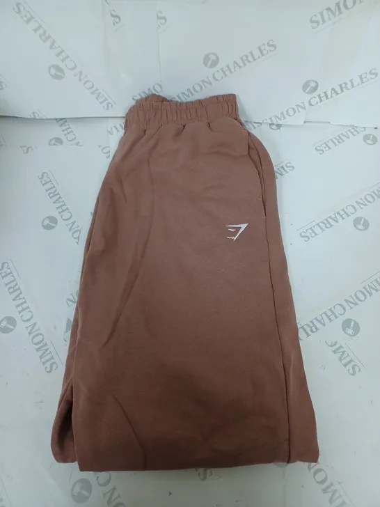 GYMSHARK LOGO CASUAL JOGGERS SIZE M