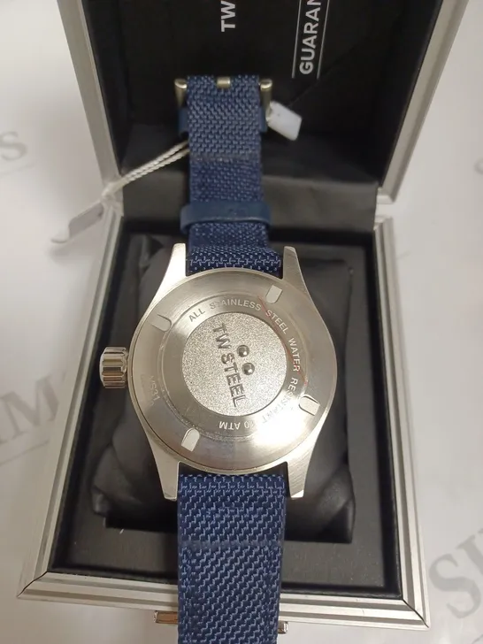 TW STEEL GENTS VOLANTE STAINLESS STEEL 45MM WATCH - BLUE