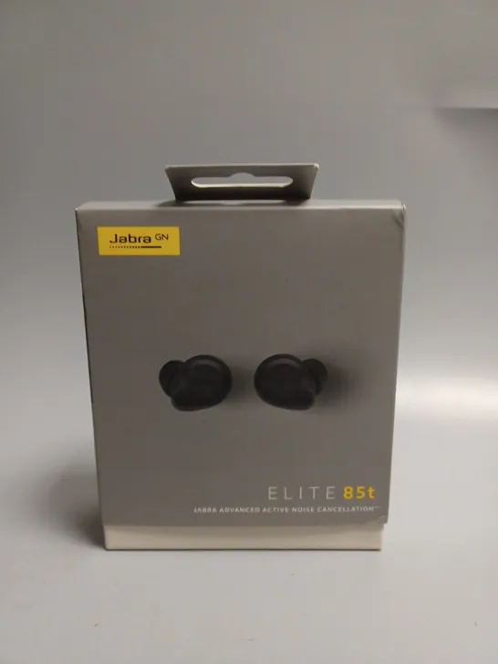 BOXED SEALED JABRA ELITE 85T ACTIVE NOISE CANCELLING WIRELESS EARPHONES IN GREY 