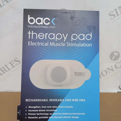 BOXED SEALED BACK THERAPY PAD ELECTRICAL MUSCLE SIMULATION