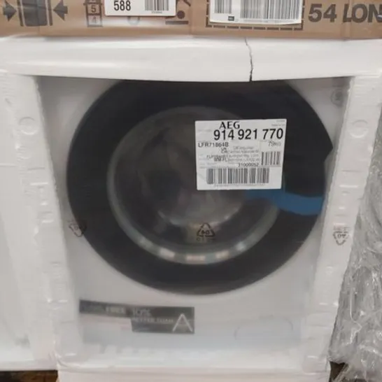 AEG 7000 SERIES PRO STEAM 8Kg WASHING MACHINE WHITE Model LFR71864B RRP £709