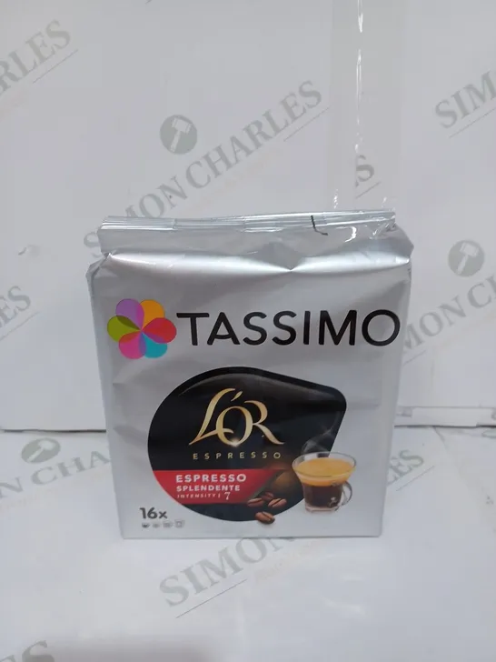 LOT TO CONTAIN 5 X PACKS OF TASSIMO ESPRESSO INTENSITY COFFEE PODS // BEST BEFORE 10/07/2024 