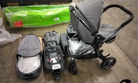 EGG2 6 PIECE LUXURY BUNDLE WITH EGGSHELL CAR SEAT AND EGGSTROLLER IN GREY 