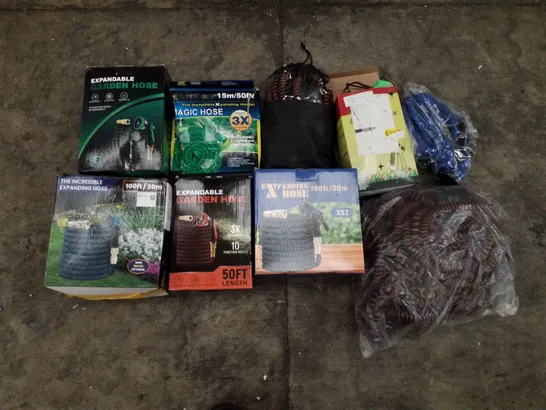 PALLET OF ASSORTED GARDEN HOSES 