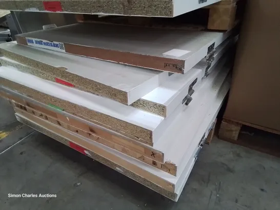 PALLET OF NINE FIRE DOORS