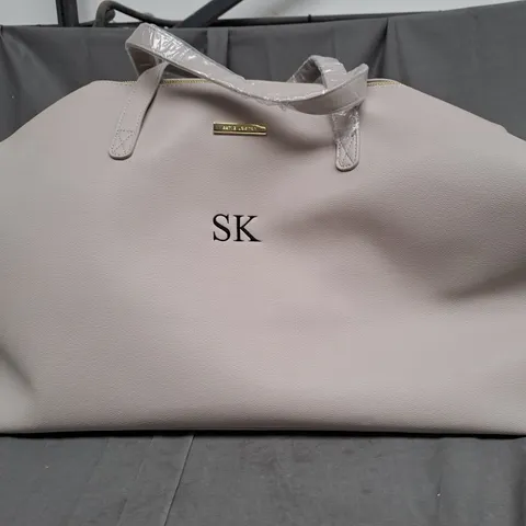 KATIE LOXTON "SK" ENGRAVED DUFFEL STYLE BAG 