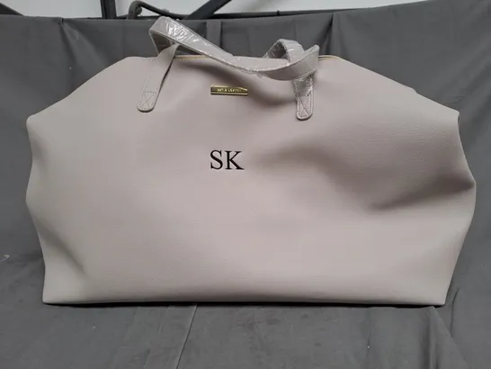 KATIE LOXTON "SK" ENGRAVED DUFFEL STYLE BAG 